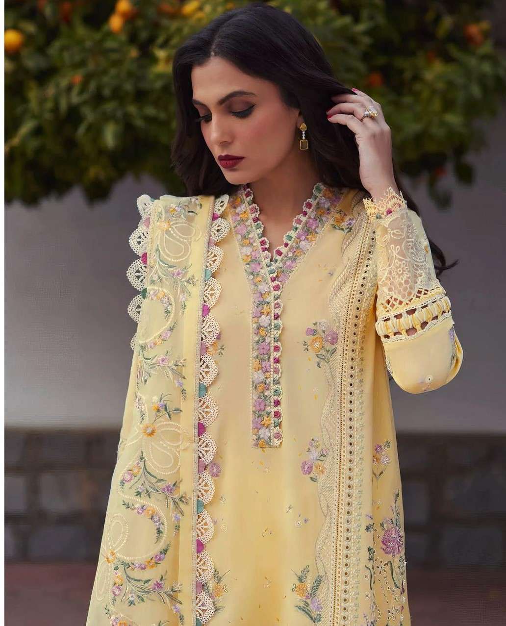 ELAN Lawn -25  Dno 9012 by DEEPSY SUITS